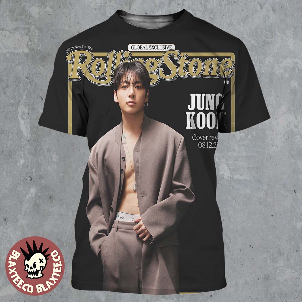 Jung Kook Graces The Cover Of Rolling Stone UK Global - Adult & Kids T-Shirts, Sweatshirts & Hoodies apparel design preview 1
