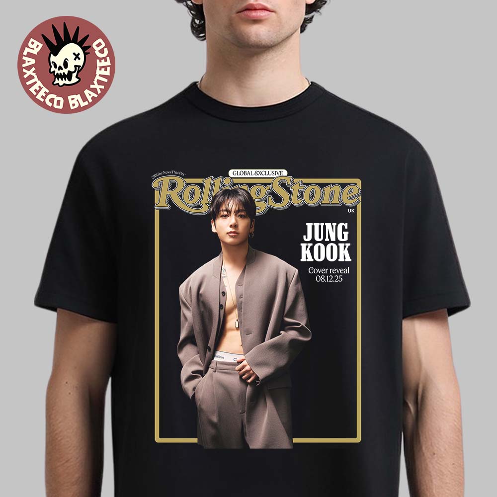 Jung Kook Graces The Cover Of Rolling Stone UK Global - Adult & Kids T-Shirts, Sweatshirts & Hoodies apparel design preview 1