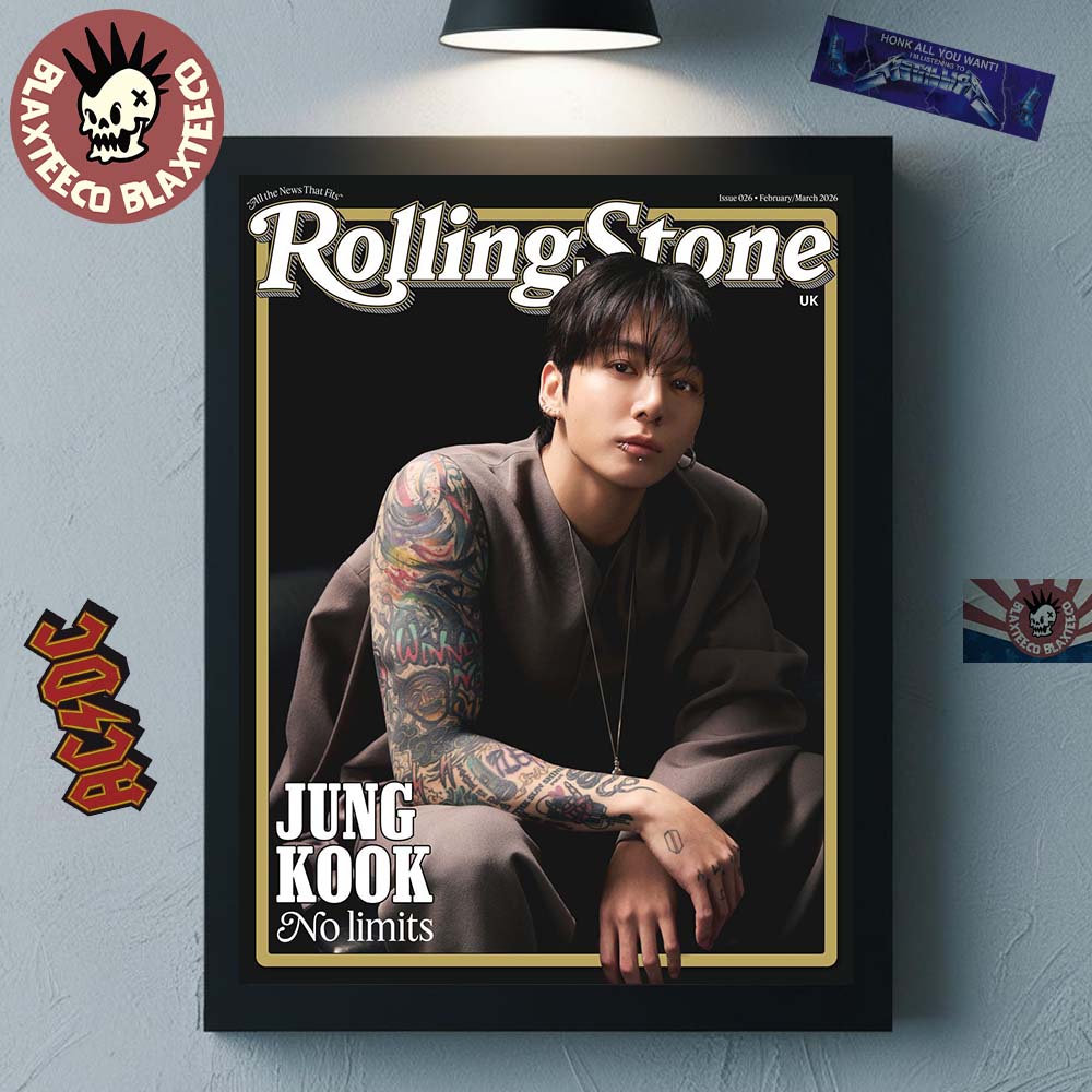Jung Kook On The Cover Of Rolling Stone UK No Limits - Adult & Kids T-Shirts, Sweatshirts & Hoodies apparel design preview 1