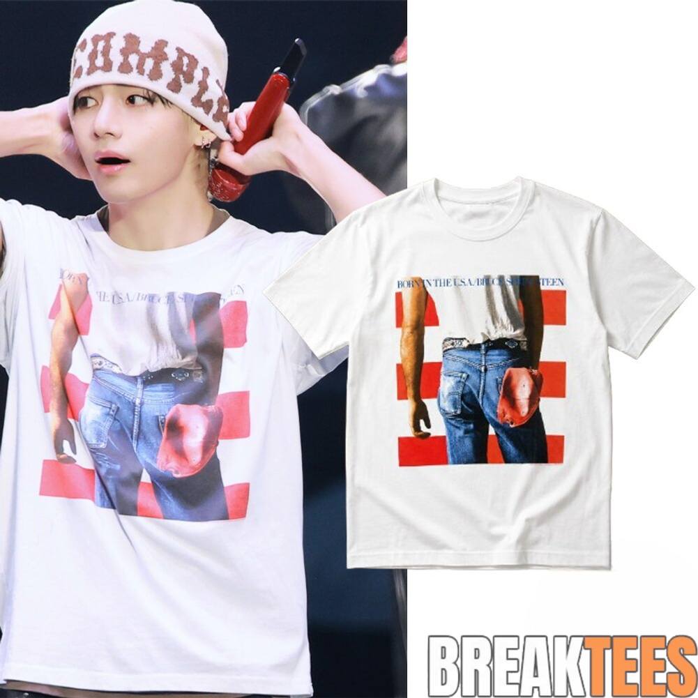 Jungkook BTS World Tour Arirang Bruce Springsteen - Adult & Kids T-Shirts, Sweatshirts & Hoodies apparel design preview 1