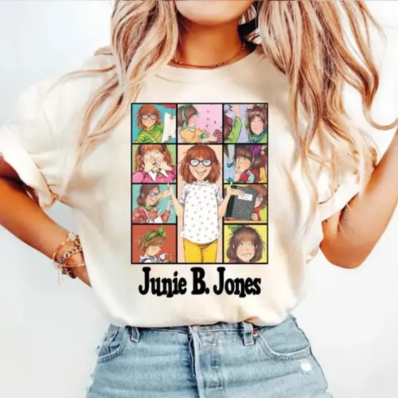 Junie B Teacher Kindergarten First Grade Children'S - Adult & Kids T-Shirts, Sweatshirts & Hoodies apparel design preview 1