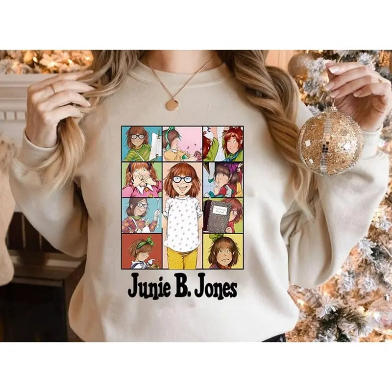 Juniee B Jones Children'S Books Retro Groovy Junie - Adult & Kids T-Shirts, Sweatshirts & Hoodies apparel design preview 1