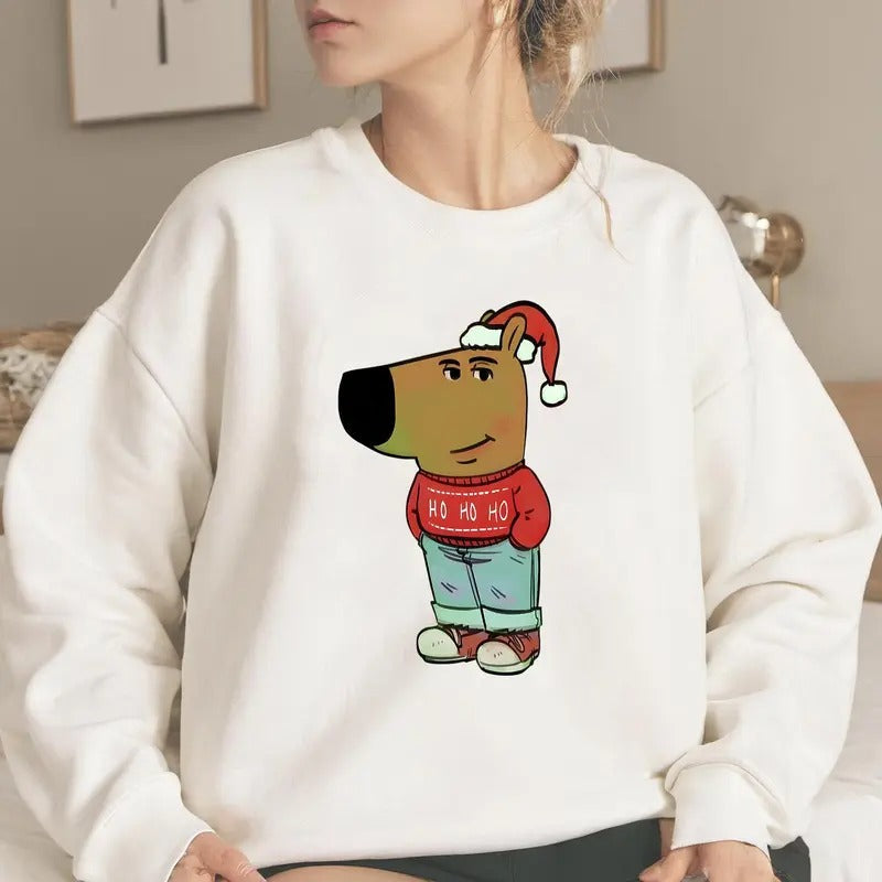 Just Chill Guy Funny Meme My New Character Dog That - Adult & Kids T-Shirts, Sweatshirts & Hoodies apparel design preview 1