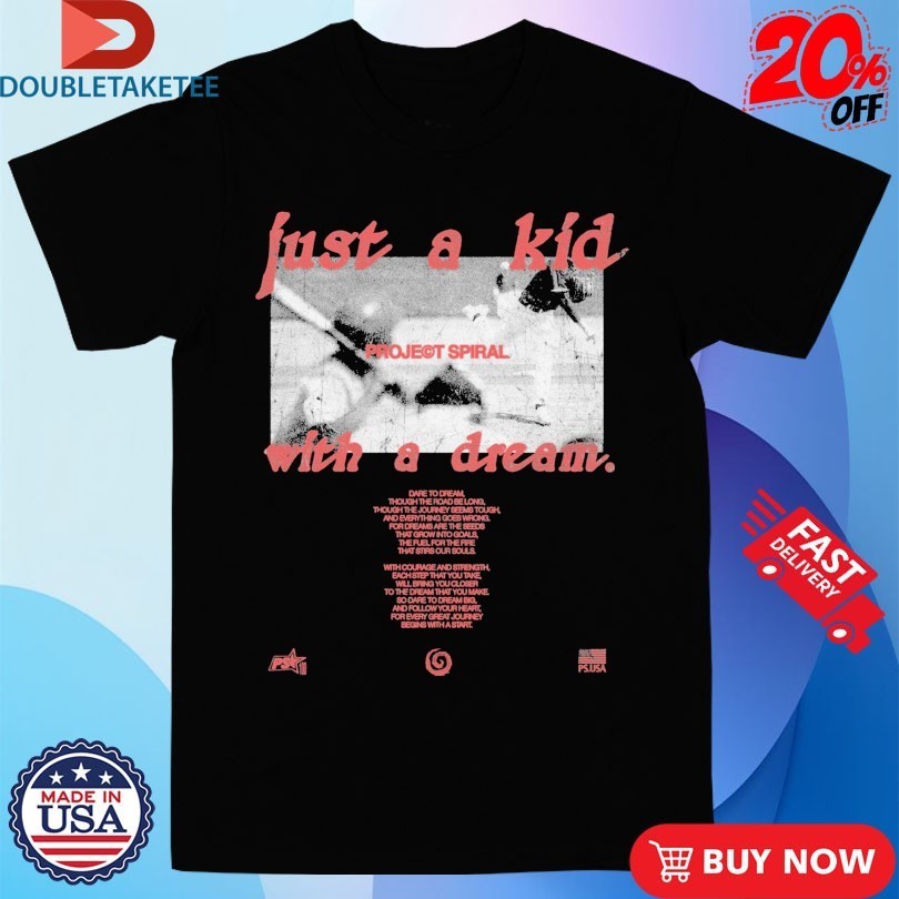 Just A Kid With Dream Project Spiral - Adult & Kids T-Shirts, Sweatshirts & Hoodies apparel design preview 1
