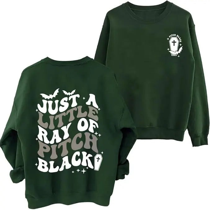 Just Little Ray Pitch Black Funny Casual Street - Adult & Kids T-Shirts, Sweatshirts & Hoodies apparel design preview 1