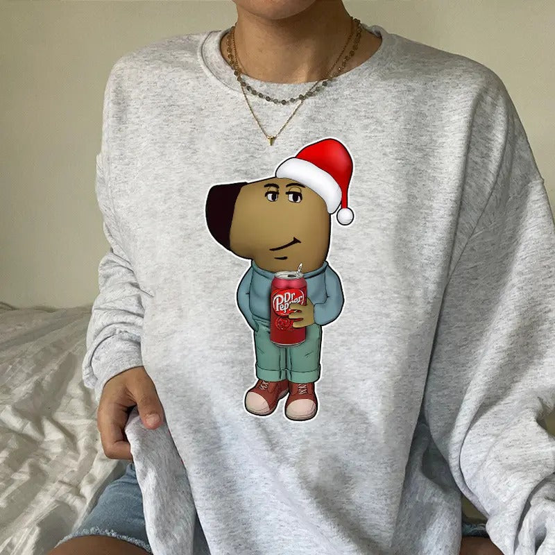 Just Chilling Chill Guy Chilly Dr Pepper Funny Meme - Adult & Kids T-Shirts, Sweatshirts & Hoodies apparel design preview 1