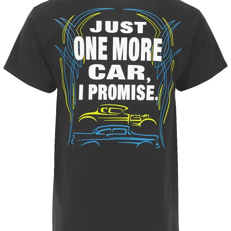 Just One More Car Cotton - Adult & Kids T-Shirts, Sweatshirts & Hoodies apparel design preview 1