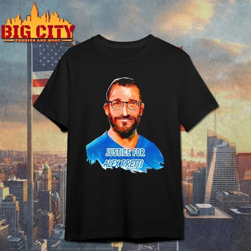 Justice For Alex Pretti - Adult & Kids T-Shirts, Sweatshirts & Hoodies apparel design preview 1