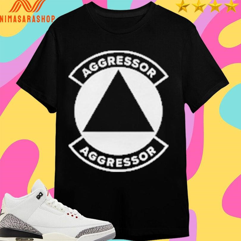 Justin Taylor Aggressor Logo - Adult & Kids T-Shirts, Sweatshirts & Hoodies apparel design preview 1