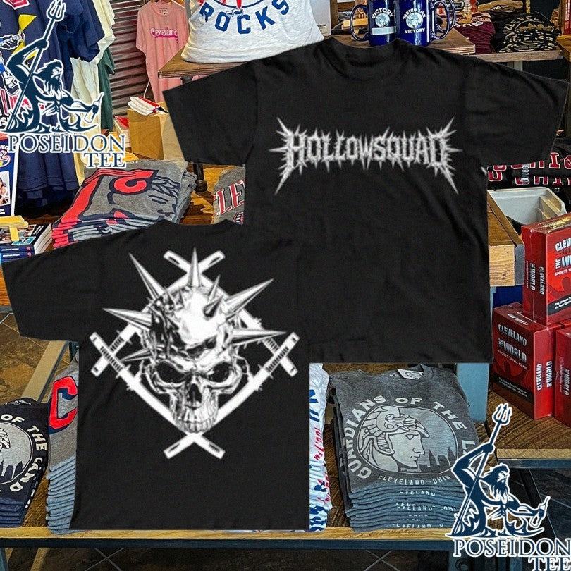 The Hollow Squad Spiked Skull - Adult & Kids T-Shirts, Sweatshirts & Hoodies apparel design preview 1