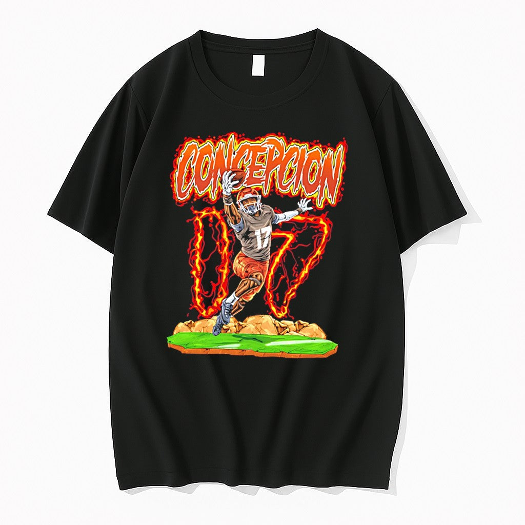 Kc Concepcion Cleveland Browns Hand Drawn Artwork - Adult & Kids T-Shirts, Sweatshirts & Hoodies apparel design preview 1
