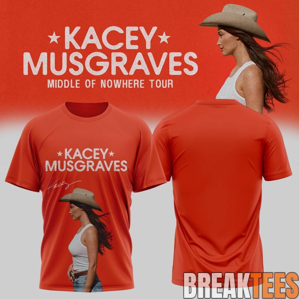 Kacey Musgraves Middle of Nowhere Tour 2026 - Adult & Kids T-Shirts, Sweatshirts & Hoodies apparel design preview 1