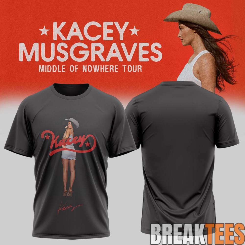 Kacey Musgraves Middle of Nowhere Tour 2026 - Adult & Kids T-Shirts, Sweatshirts & Hoodies apparel design preview 1