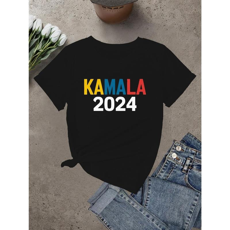 Kamala 2024 100% Crew Neck Casual Short Sleeve - Adult & Kids T-Shirts, Sweatshirts & Hoodies apparel design preview 1