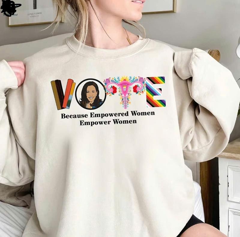 Kamala Harris 24 People Vote President 2024 Madam I - Adult & Kids T-Shirts, Sweatshirts & Hoodies apparel design preview 1