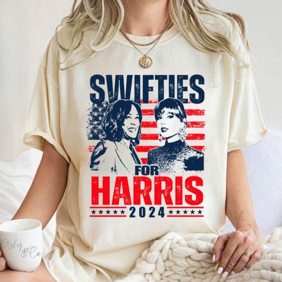 Kamala Harris Swjftjje 2024 Rally President - Adult & Kids T-Shirts, Sweatshirts & Hoodies apparel design preview 1