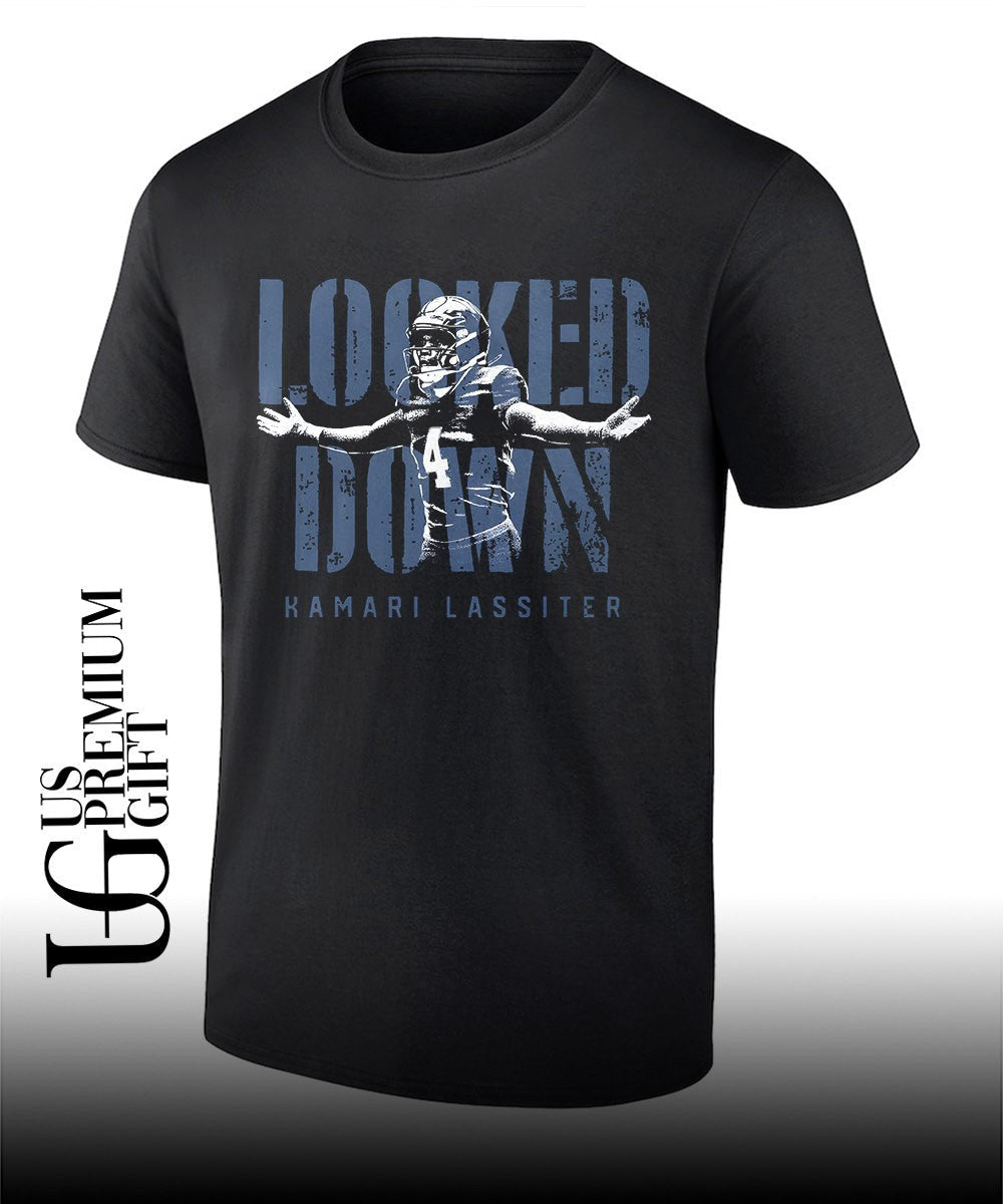 Kamari Lassiter Georgia Bulldogs Football Locked Down - Adult & Kids T-Shirts, Sweatshirts & Hoodies apparel design preview 1