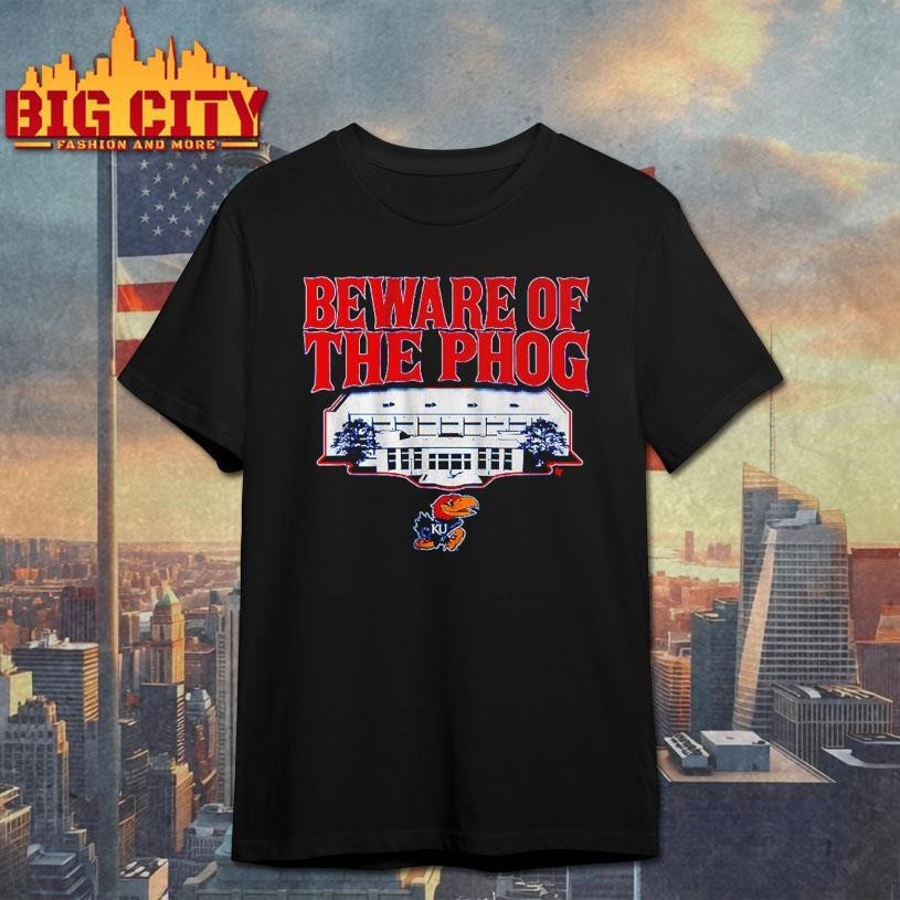 Kansas Basketball Beware Of The Phog - Adult & Kids T-Shirts, Sweatshirts & Hoodies apparel design preview 1