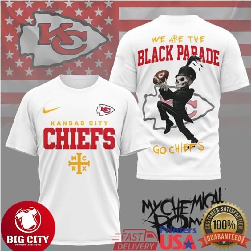 Kansas City Chiefs x My Chemical Romance Black Parade - Adult & Kids T-Shirts, Sweatshirts & Hoodies apparel design preview 1