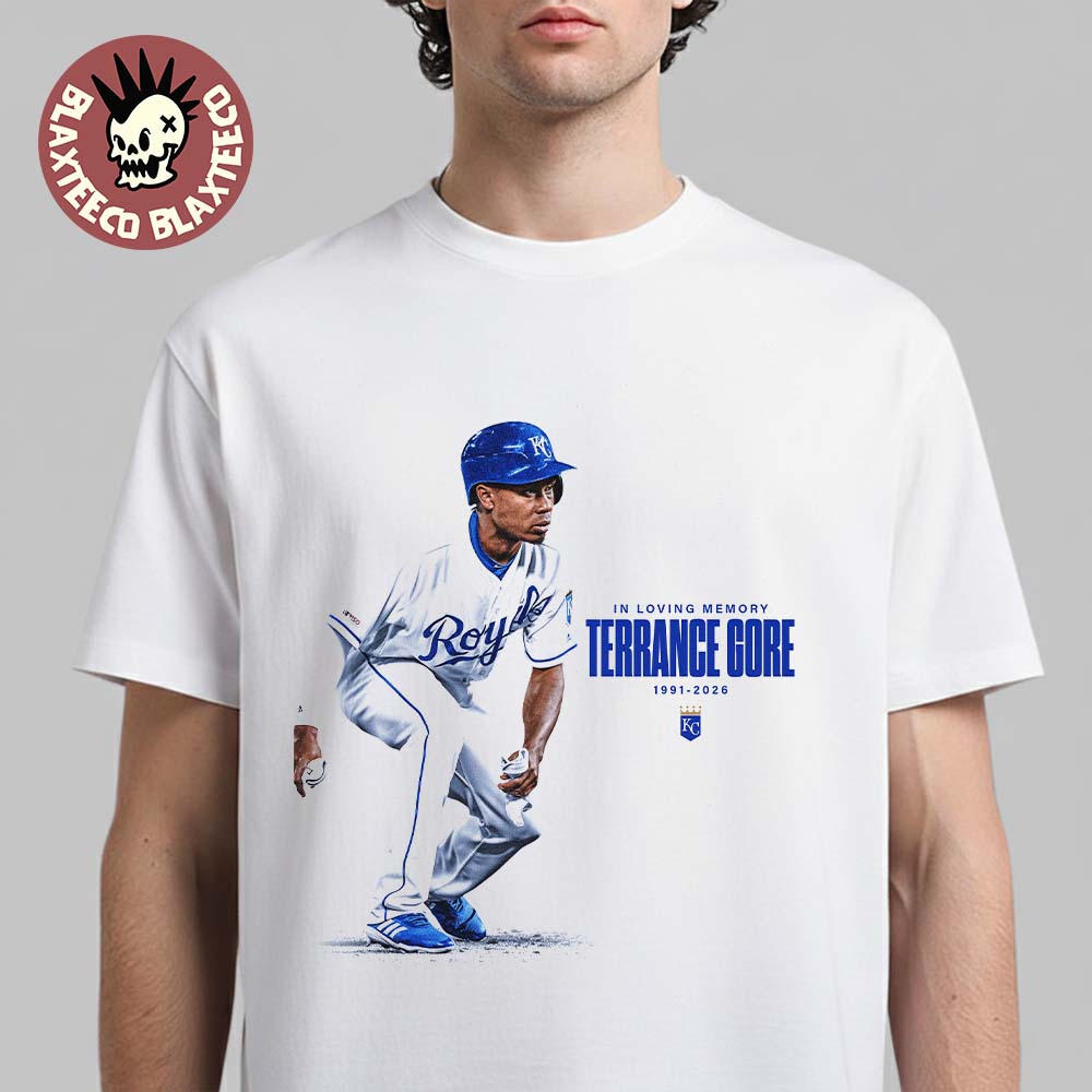 Kansas City Royals Rest In Peace Terrance Gore RIP - Adult & Kids T-Shirts, Sweatshirts & Hoodies apparel design preview 1