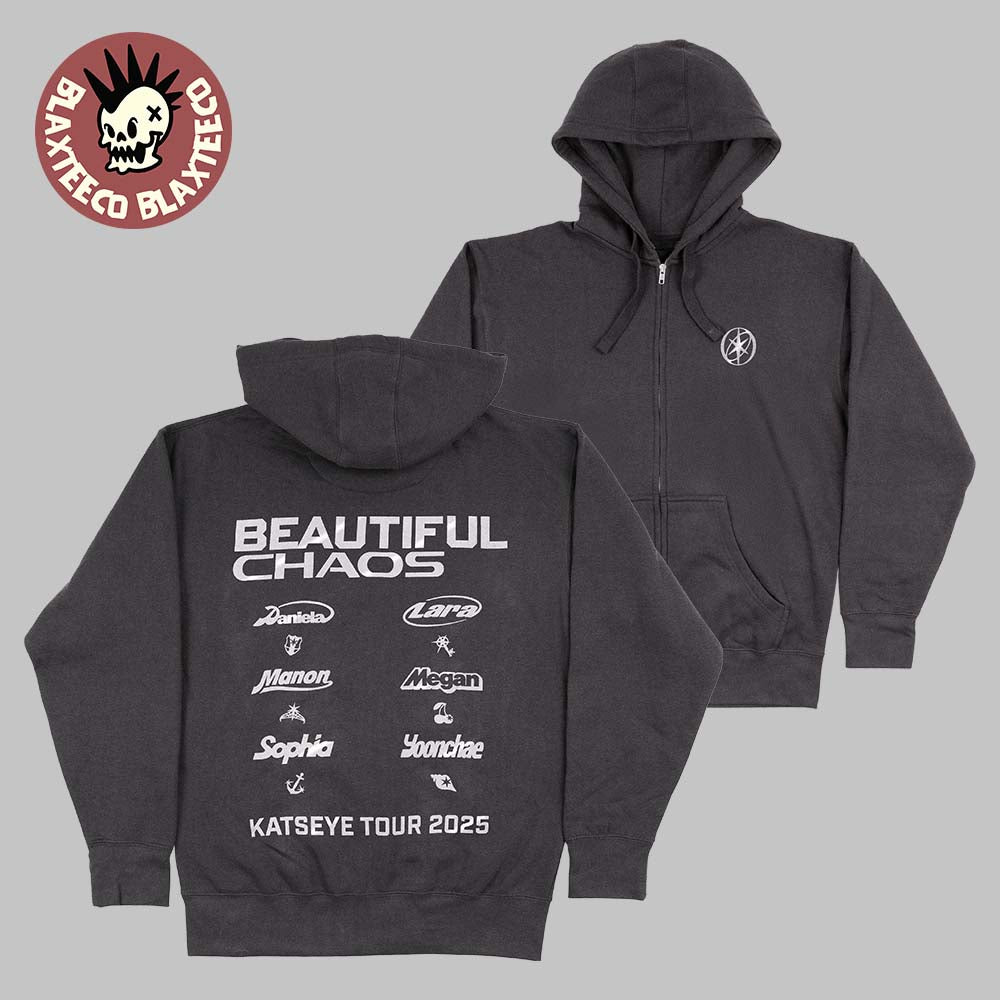 Katseye Beautiful Chaos Tour 2025 Merch Collection - Adult & Kids T-Shirts, Sweatshirts & Hoodies apparel design preview 1