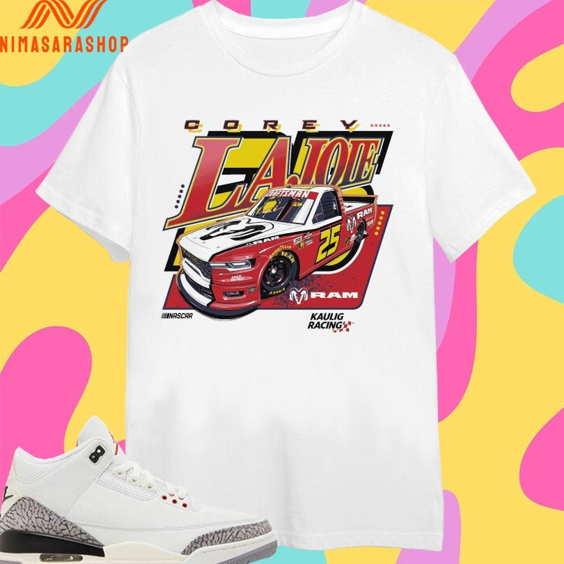 Kaulig Racing X Ram Corey Lajoie - Adult & Kids T-Shirts, Sweatshirts & Hoodies apparel design preview 1