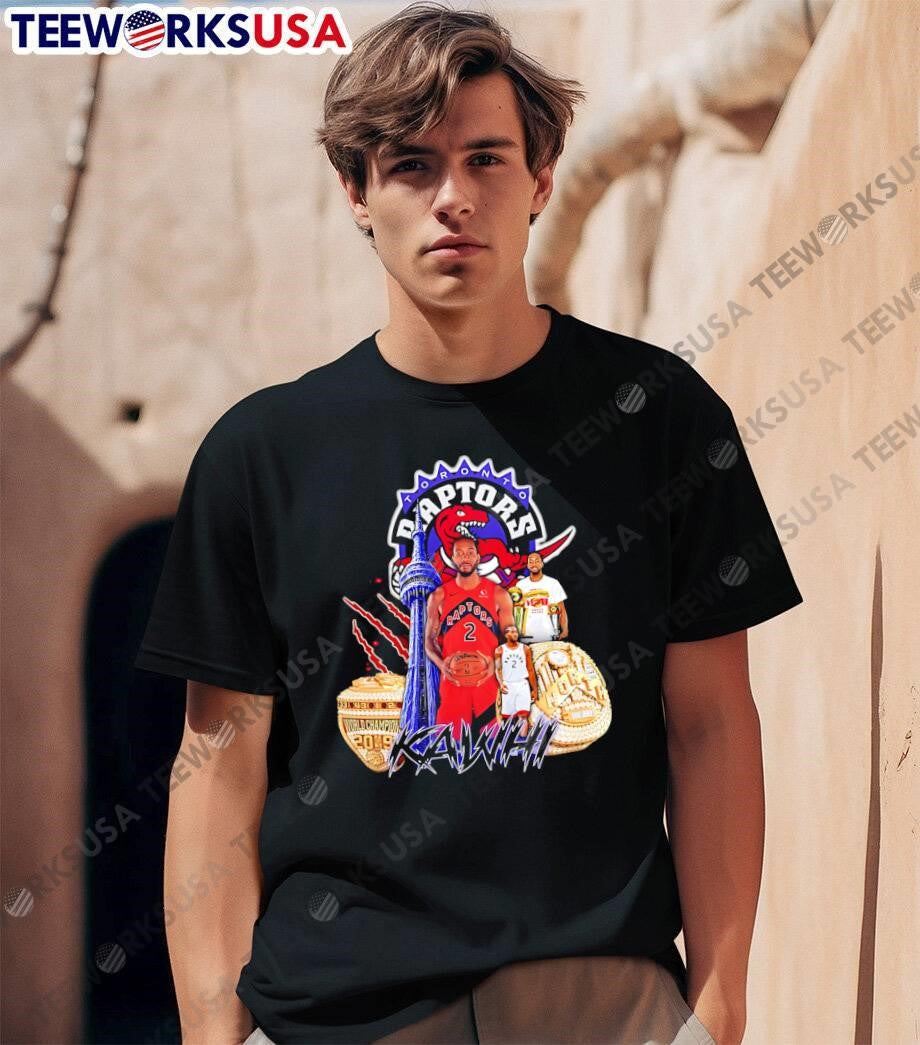 Kawhi Leonard Championship 2019 Toronto Raptors - Adult & Kids T-Shirts, Sweatshirts & Hoodies apparel design preview 1