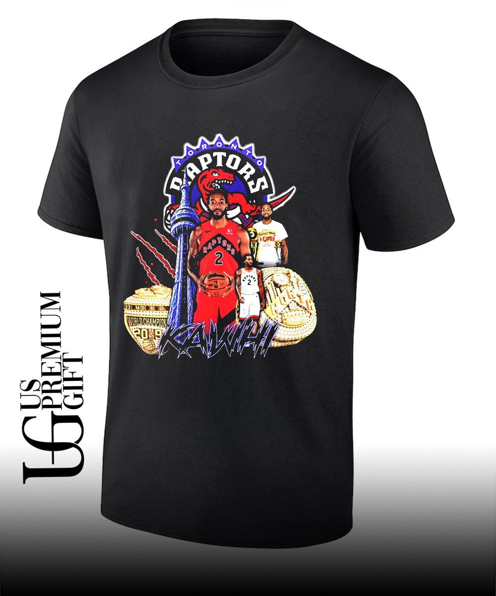 Kawhi Leonard Toronto Raptors NBA 2019 World - Adult & Kids T-Shirts, Sweatshirts & Hoodies apparel design preview 1