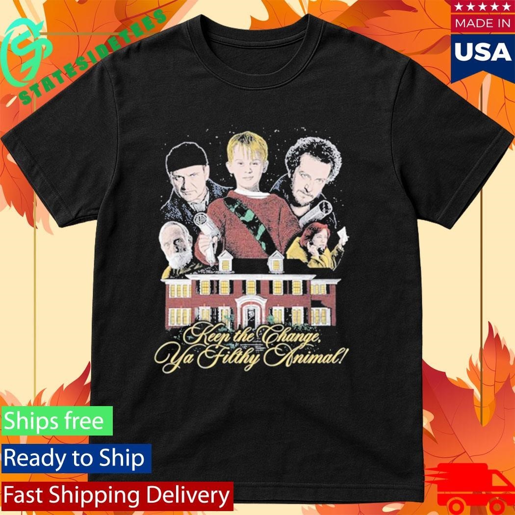 Keep The Change Ya Filthy Animal 2025 Black - Adult & Kids T-Shirts, Sweatshirts & Hoodies apparel design preview 1