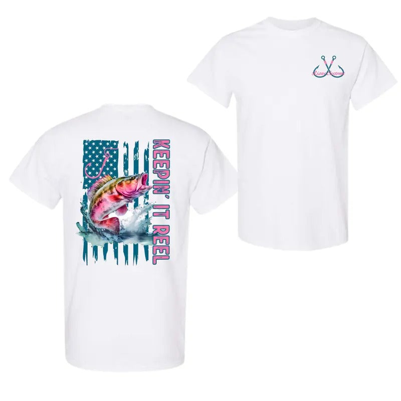Keepin Reel 2 Sided - Adult & Kids T-Shirts, Sweatshirts & Hoodies apparel design preview 1