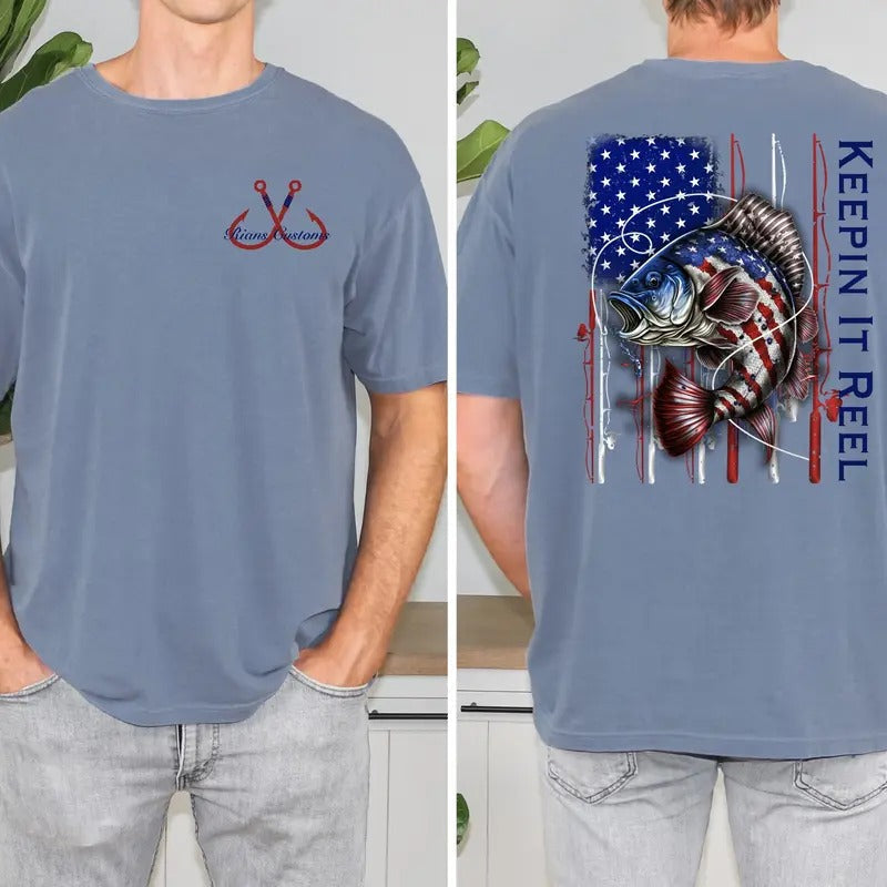 Keepin Reel Casual Cotton - Adult & Kids T-Shirts, Sweatshirts & Hoodies apparel design preview 1