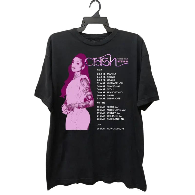 Kehlani Crash World Tour 2025 Music Lover Fan - Adult & Kids T-Shirts, Sweatshirts & Hoodies apparel design preview 1