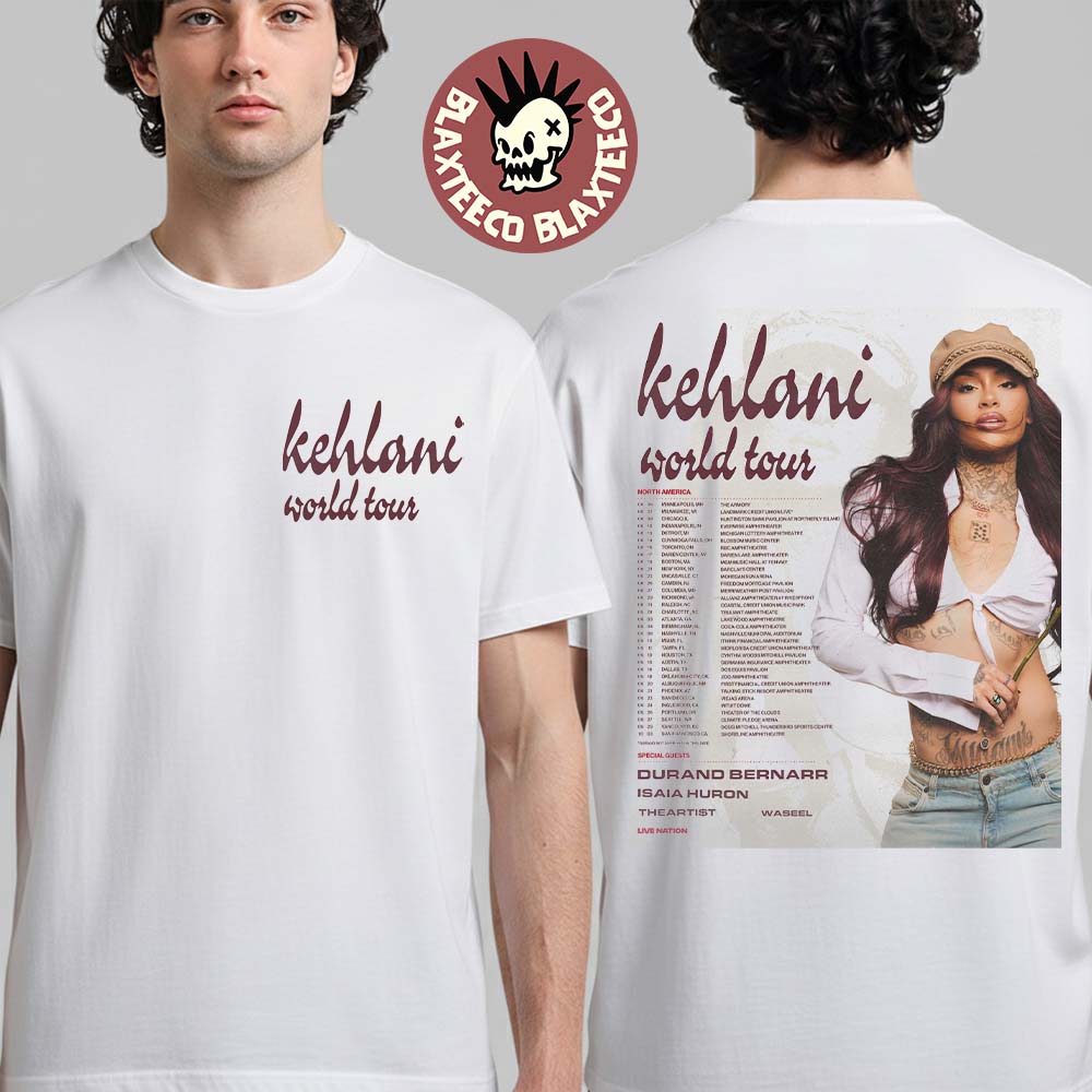 Kehlani World Tour 2026 North America Schedule Dates - Adult & Kids T-Shirts, Sweatshirts & Hoodies apparel design preview 1