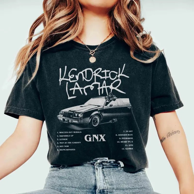 Kendrick Lamar GNX Signature Album Fan - Adult & Kids T-Shirts, Sweatshirts & Hoodies apparel design preview 1