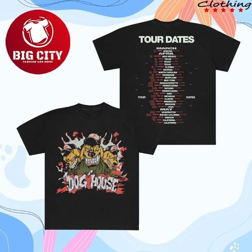Kenny Mason Dog House Tour Two Sided - Adult & Kids T-Shirts, Sweatshirts & Hoodies apparel design preview 1