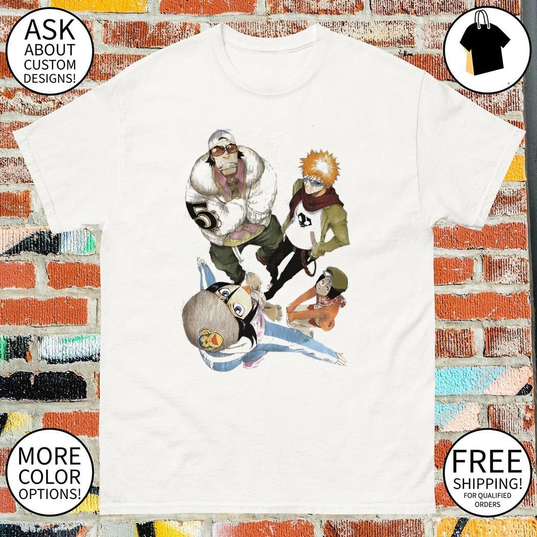 Kensei Muguruma Ichigo Kurosaki and Vizards 5 - Adult & Kids T-Shirts, Sweatshirts & Hoodies apparel design preview 1