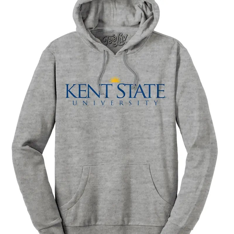 Kent State University Hooded Oxford Gray - Adult & Kids T-Shirts, Sweatshirts & Hoodies apparel design preview 1