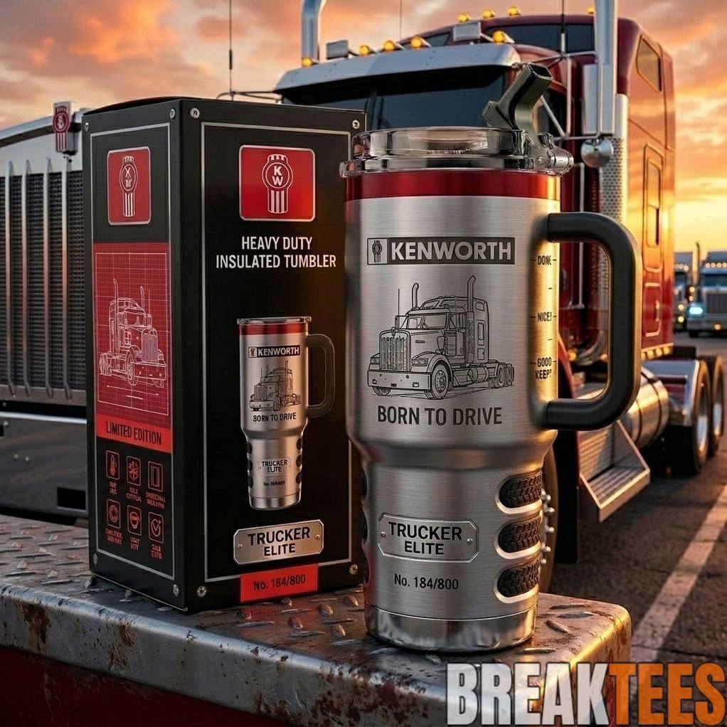 Kenworth Trucker Elite Special 40oz Tumbler - Adult & Kids T-Shirts, Sweatshirts & Hoodies apparel design preview 1