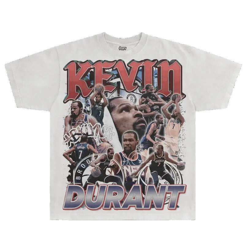 Kevin Durant BK Nets Classic Vintage Sport Fan - Adult & Kids T-Shirts, Sweatshirts & Hoodies apparel design preview 1