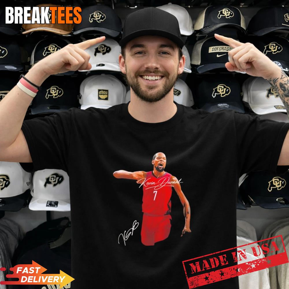 Kevin Durant Houston Rockets Autograph Edition - Adult & Kids T-Shirts, Sweatshirts & Hoodies apparel design preview 1