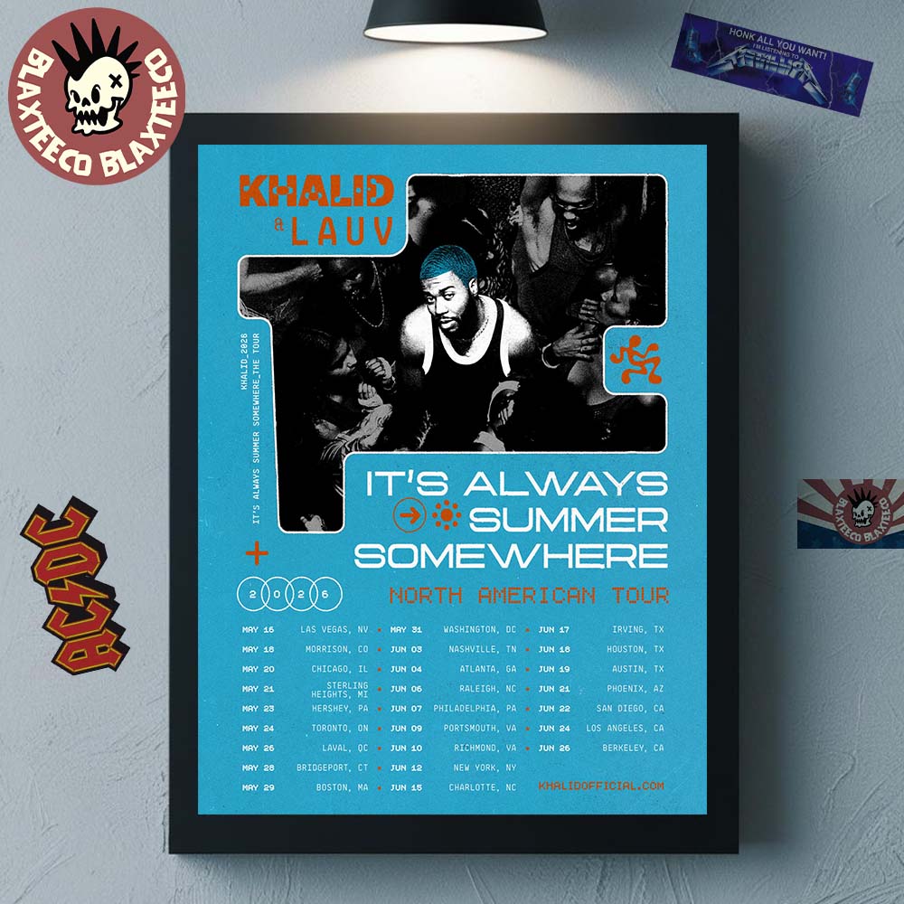 Khalid And Lauv It's Always Summer Somewhere North - Adult & Kids T-Shirts, Sweatshirts & Hoodies apparel design preview 1