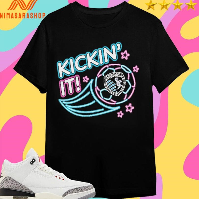 Kickin’ It Sporting Kc - Adult & Kids T-Shirts, Sweatshirts & Hoodies apparel design preview 1