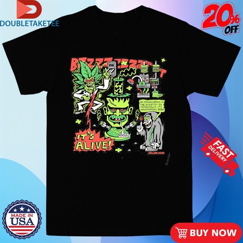 Killer Acid It's Alive Frankenbong - Adult & Kids T-Shirts, Sweatshirts & Hoodies apparel design preview 1
