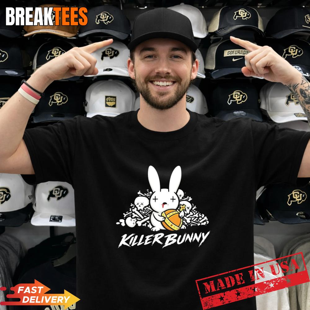 Killer Rabbit Of Caerbannog Cartoon - Adult & Kids T-Shirts, Sweatshirts & Hoodies apparel design preview 1