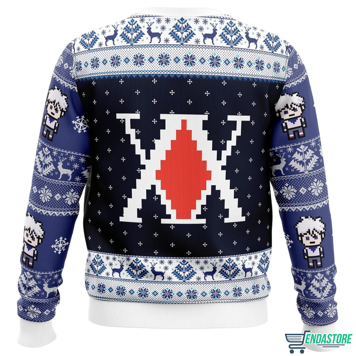 Killua Zoldyck v2 Hunter 3D Christmas Sweater - Holiday Gift product image 2