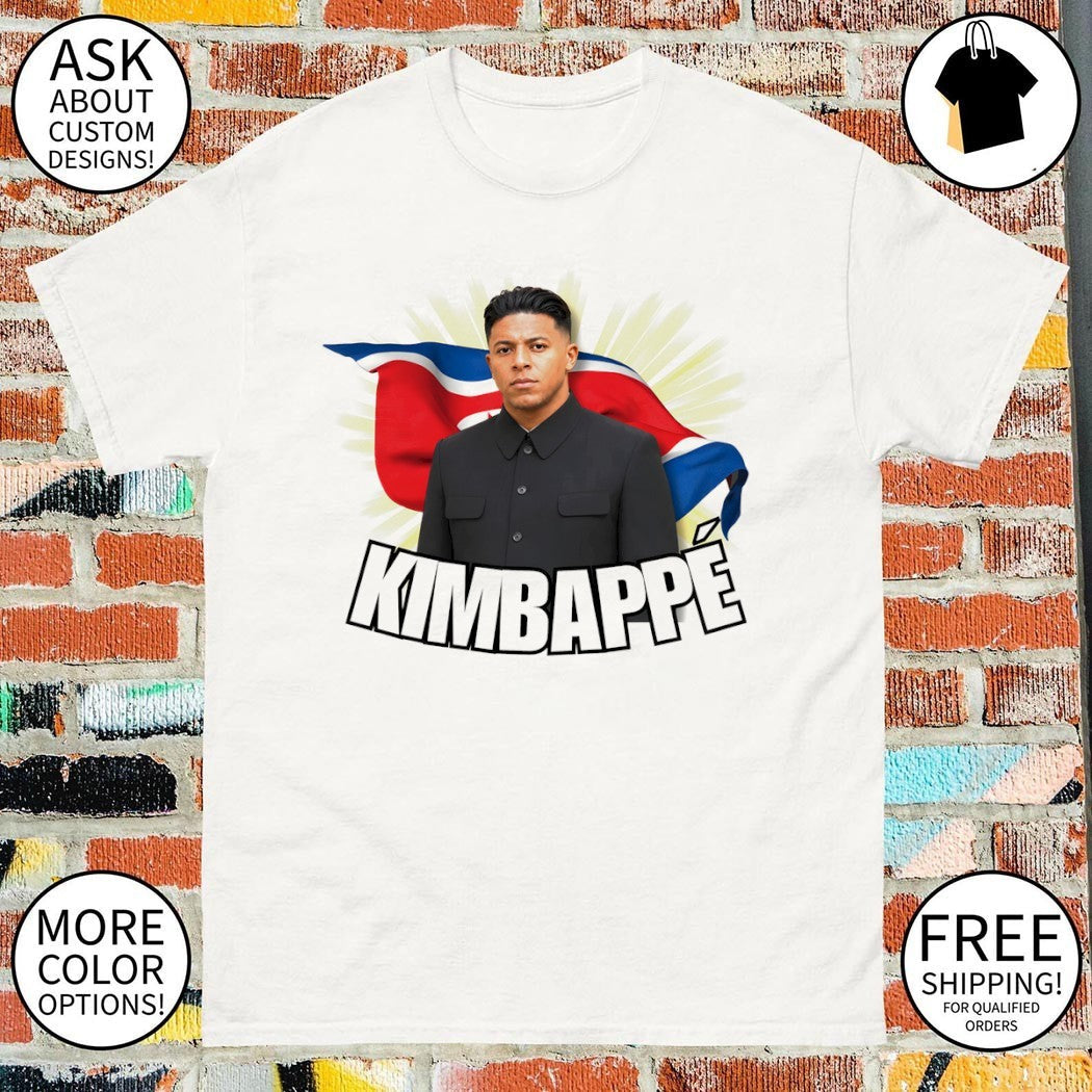Kim Jong-un x Kylian Mbappé Kimbappe France World Cup - Adult & Kids T-Shirts, Sweatshirts & Hoodies apparel design preview 1