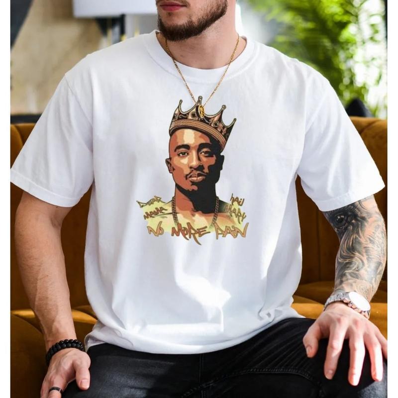 King 2pac Iconic Shakur Rap Legend Hip Hop 90s Rapper - Adult & Kids T-Shirts, Sweatshirts & Hoodies apparel design preview 1