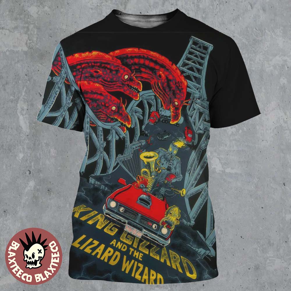 King Gizzard And The Lizard Wizard Brisbane Australia - Adult & Kids T-Shirts, Sweatshirts & Hoodies apparel design preview 1