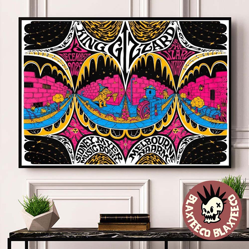 King Gizzard And The Lizard Wizard Naarm Melbourne - Adult & Kids T-Shirts, Sweatshirts & Hoodies apparel design preview 1
