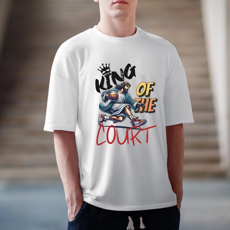 King Court Pure Cotton Casual Crew Neck Short Sleeve - Adult & Kids T-Shirts, Sweatshirts & Hoodies apparel design preview 1